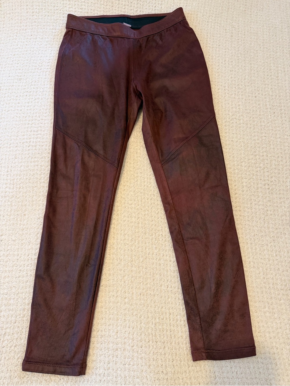 Free People Faux Suede Leggings Brown Size 26
